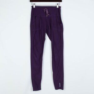 Reebok Mid‎ Rise Purple Leggings Women's Size XS